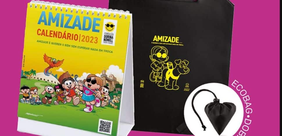 Calendário Amizade 2023, da Fundação Dorina, é lançado